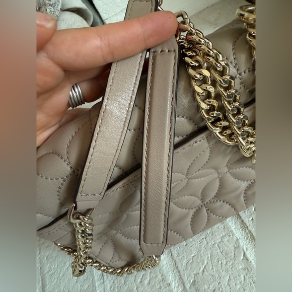 Michael Kors 30H8TSLL1T Small Sloan Leather Quilted Chain Link Shoulder Bag - Picture 8 of 14